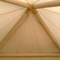 blowee Ritterzelt 4x4, natur mit Bodenplane (abnehmbar)