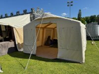 blowee Luftzelt 4.55 x 3.65 Meter, natur